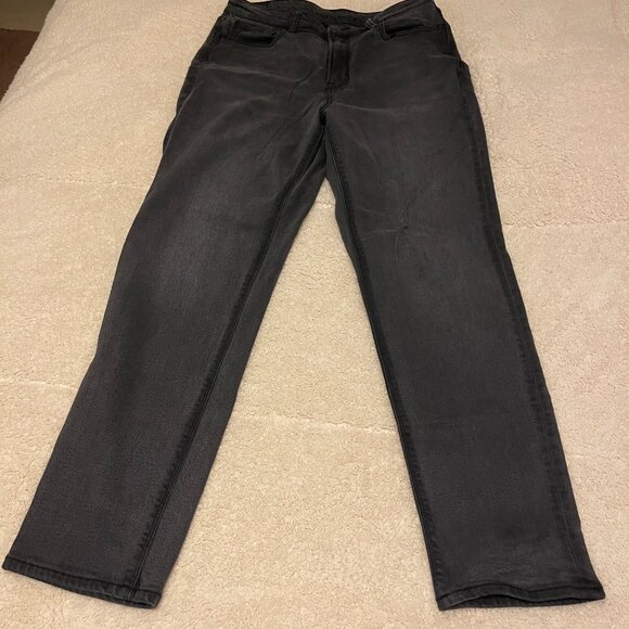 American Eagle Outfitters Womens Black Mom Jeans Size 6 Regular Cotton Blend Cas - Picture 11 of 16